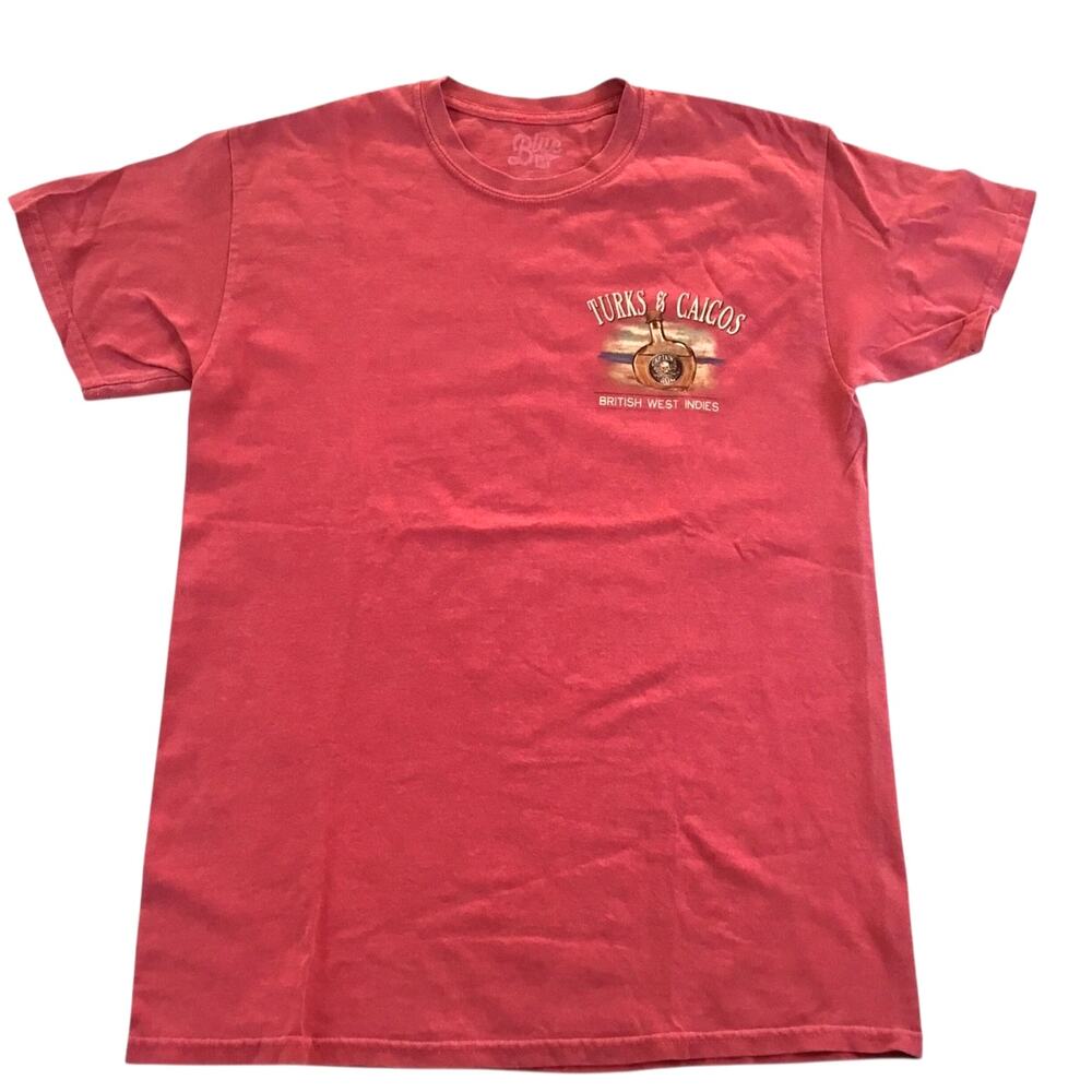 Blue 84 T-Shirt Turks & Caicos British West Indies Medium